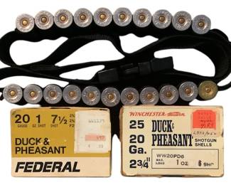 20 GA. Ammunition w Belt 