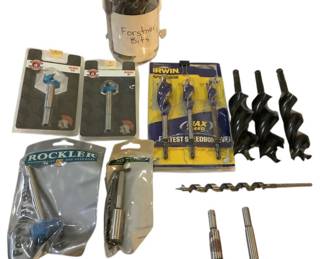 Allotment of Forstner Bits w Bag 