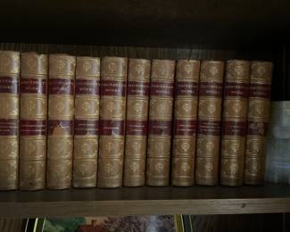 11 Volume - "Thackery Works" Book Collection - very old