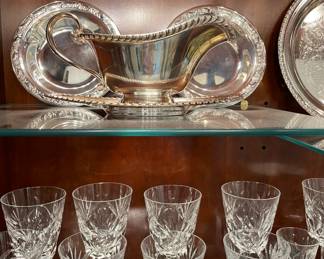 Silverplate serving pieces
