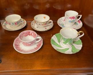 Tea cups and saucers