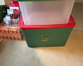 Holiday storage tubs