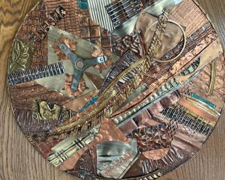 Olga Stepanek Artwork made from various metals.