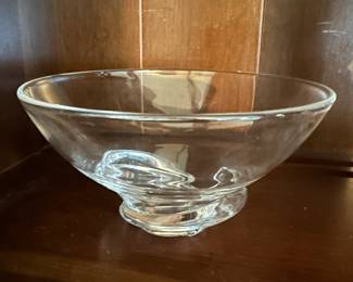 Steuben Glass Twirl Bowl 7"