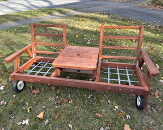 Vintage Redwood Patio Furniture