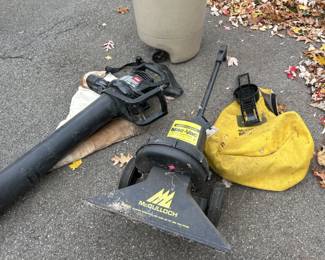 Leaf blower and vacuum