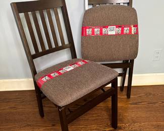 Two Stakmore Folding Chairs
