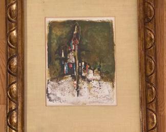 Johnny Friedlander (1912-1992), Untitled - III, Circa 1965, Lithograph On Paper
