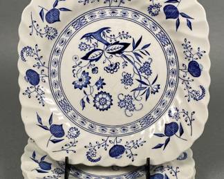 Johnson Brothers Blue Nordic Ironstone Salad/Dessert Plates (4)
