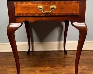 Councill Craftsman Queen Anne Style Mahogany Side Table
