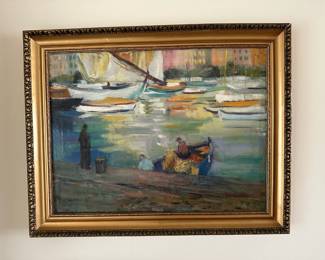 Painting By Lajos Dobos