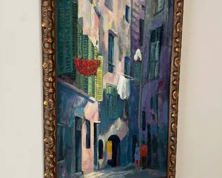 Painting By Lajos Dobos