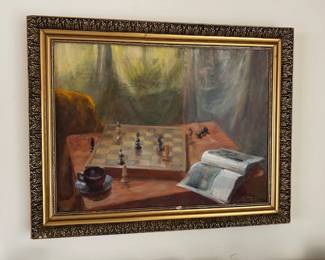 Painting By Lajos Dobos