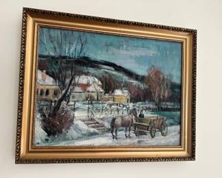 Painting By Lajos Dobos