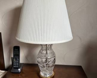 Pair of Waterford Lamps