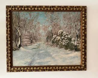 Painting By Lajos Dobos