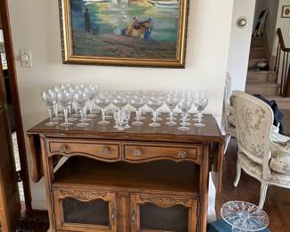 Server, Stemware, Painting