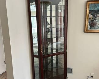 Corner Glass Curio Cabinet