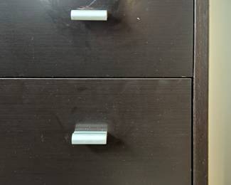 8-Drawer Bureau with Metal Pulls. Measures 75" W x 17" D x 33" H. Photo 3 of 4.