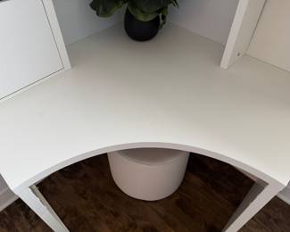 Ikea Micke Corner Workstation Desk. Measures 20" D x 40" W. Photo 2 of 3.