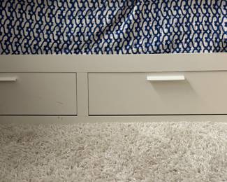 Twin Trundle Bed. Includes Two Mattresses. Photo 2 of 2.