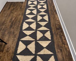 Rejuvenation Graphic Wool Runner. Measures 2' 7" x 16''. Photo 1 of 3.