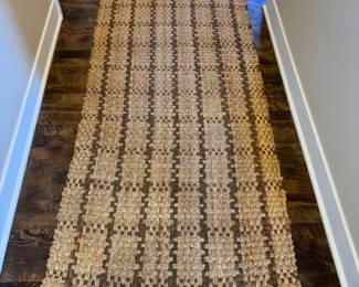 Sisal Runner. Measures 2' 8" x 8' 5".