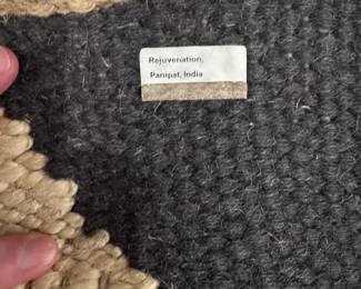 Rejuvenation Graphic Wool Runner. Measures 2' 7" x 16''. Photo 3 of 3.