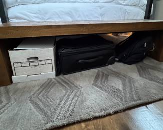 West Elm Reclaimed Wood Bench. Measures 65" W x 16" D x 18" H. Photo 2 of 2.