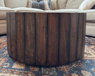 Rustic Pine Coffee Table. Measures 34" D x 16" H. Photo 1 of 2.