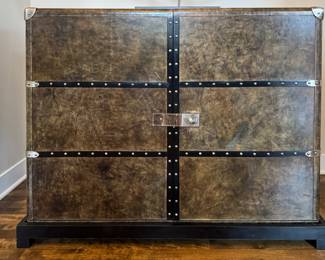 Arhaus Martin Bar Cabinet. Measures 46" W x 24" D x 36" H. Photo 1 of 5.