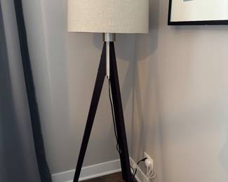 Tripod Floor Lamp. Measures 60" H. Photo 1 of 2.