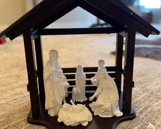 Lenox Creche / Nativity Scene. Set Includes 13 Pieces. Photo 1 of 3.