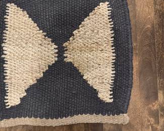 Rejuvenation Graphic Wool Runner. Measures 2' 7" x 16''. Photo 2 of 3.