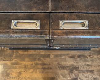 Arhaus Martin Bar Cabinet. Measures 46" W x 24" D x 36" H. Photo 3 of 5.