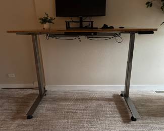 Herman Miller Jarvis Bamboo Adjustable Standing Desk. Measures 60" W x 30" D. Photo 1 of 4.
