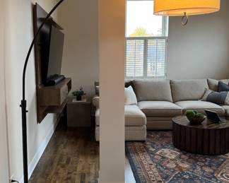 Arhaus Arc Floor Lamp. Has 6' Arc. Photo 1 of 3.