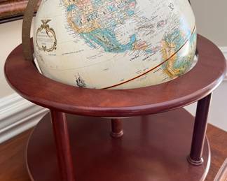 Replogle 12" globe on wood base