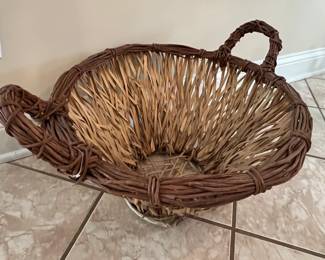 Hand woven large basket