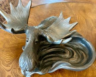 Big Sky Carvers moose dish