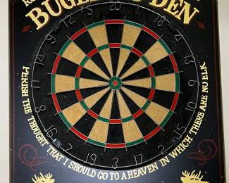 Bar room style dart board