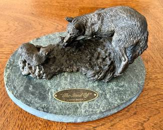 Living Bronze "The Stand Off" figurine