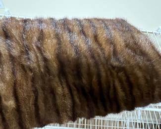 Vintage mink fur muff