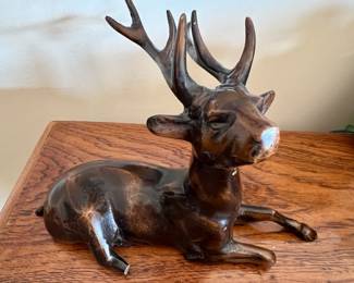 Wildwood Accents carved deer figurine