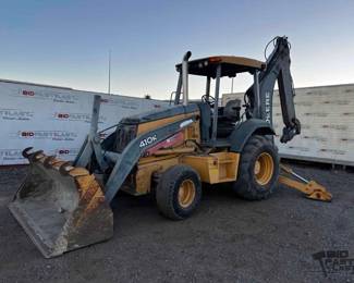 112  John Deere 410K Backhoe Loader 
