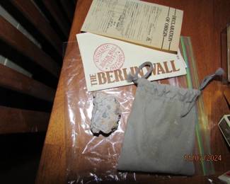 authentic piece of the Berlin Wall