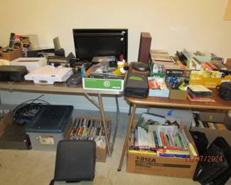 Books, CD's, misc. office items