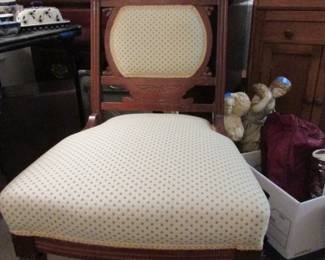 Edwardian parlor chair