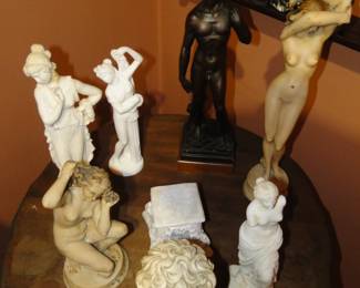These are always fun, marble statues and figures