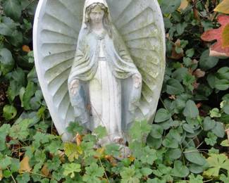 Blessed Mother garden statue